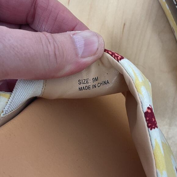 Anthropologie Farylrobin Women's Floral Daisy‎ Summer Slide Sandals Size 9 - Picture 8 of 8